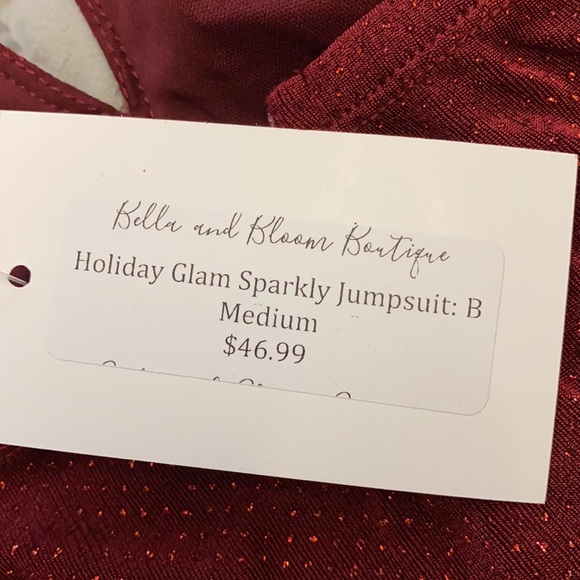 Sparkle pant jumpsuit - Picture 4 of 4